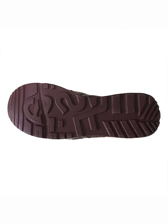 Damen Sneakers Burgundisch