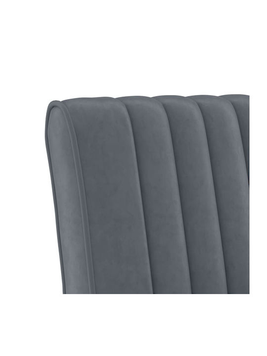 Sessel Samt Gray 48x64x72cm