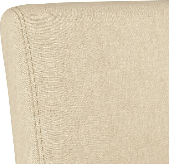Sessel Samt Beige 48x64x72cm