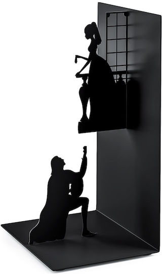 Metallic Bookend in Black Color 8.5x17x10cm