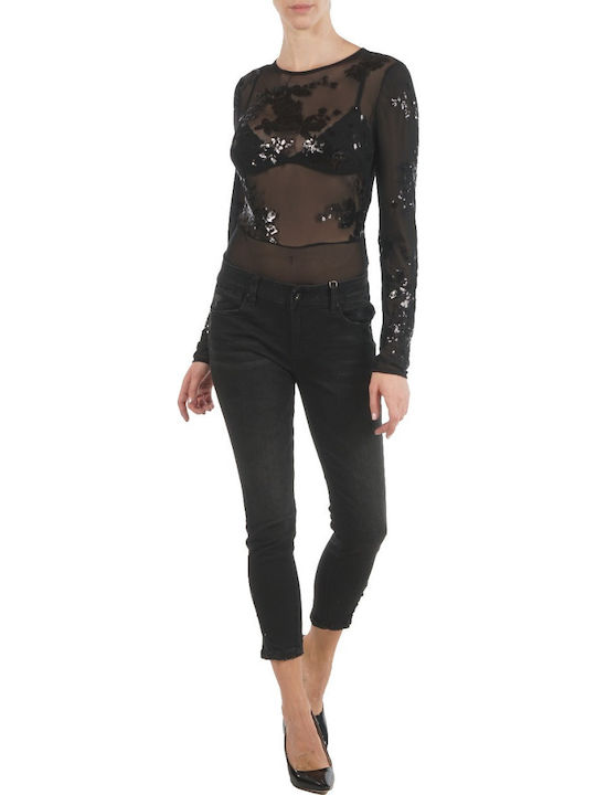 Women's Blouse Long Sleeve Black
