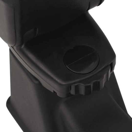 vidaXL Car Leather Armrest for Lada Kalina Black