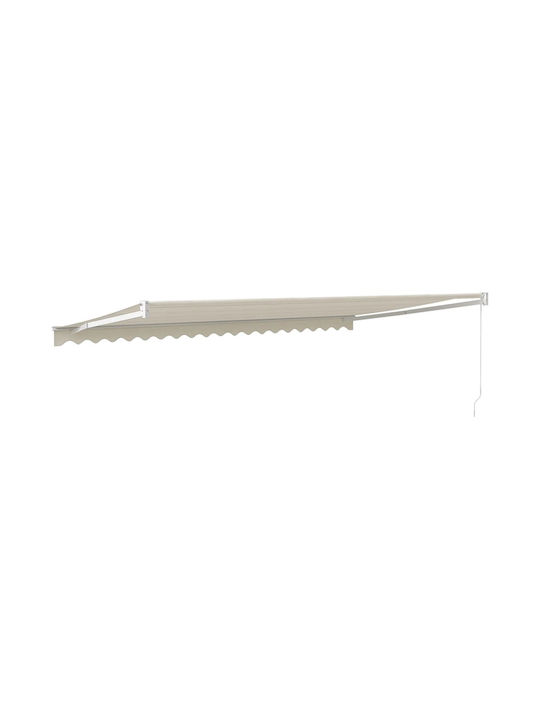 vidaXL Terrace Wall Tent Beige 5x3cm