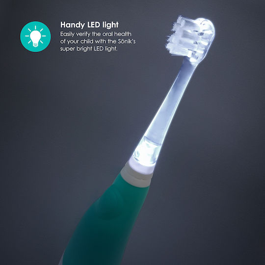 Bbluv Electric Toothbrush Replacement Heads Sonik 2 Pieces for 18m+ Mint