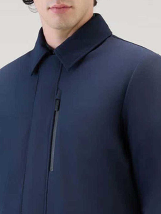 Χειμωνιάτικο Μπουφάν Softshell Αδιάβροχο και Αντιανεμικό Μπλε