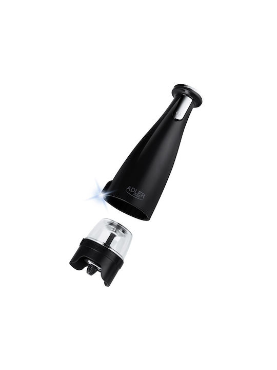 Adler Electric Set Spice Mills made of Ceramic in Black Color 8cm 3pcs