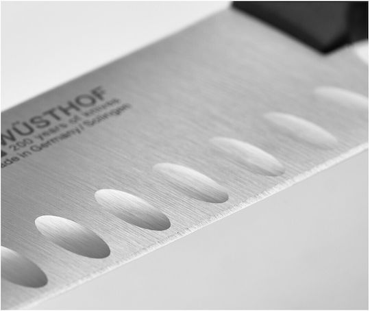 Wusthof Gourmet Knife Santoku from Stainless Steel 17cm