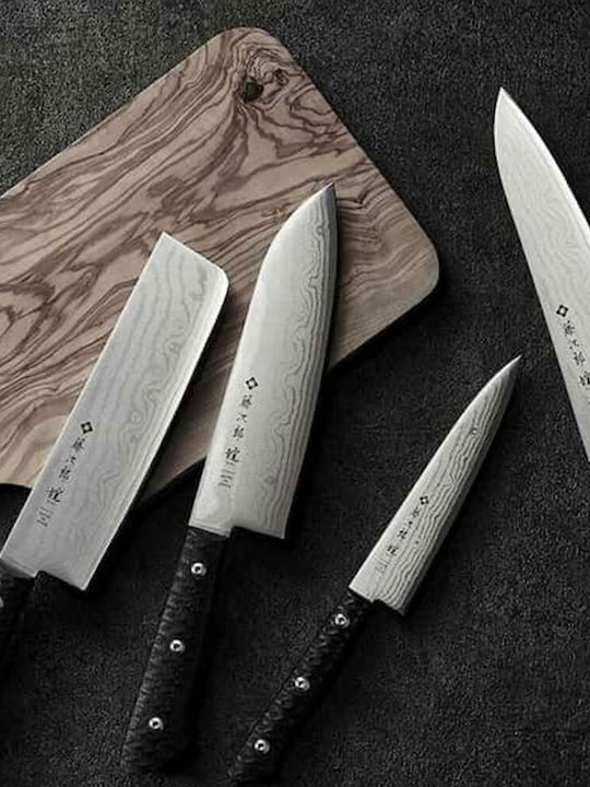 Tojiro Gai Μαχαίρι Nakiri από Δαμασκηνό Ατσάλι 16.5cm