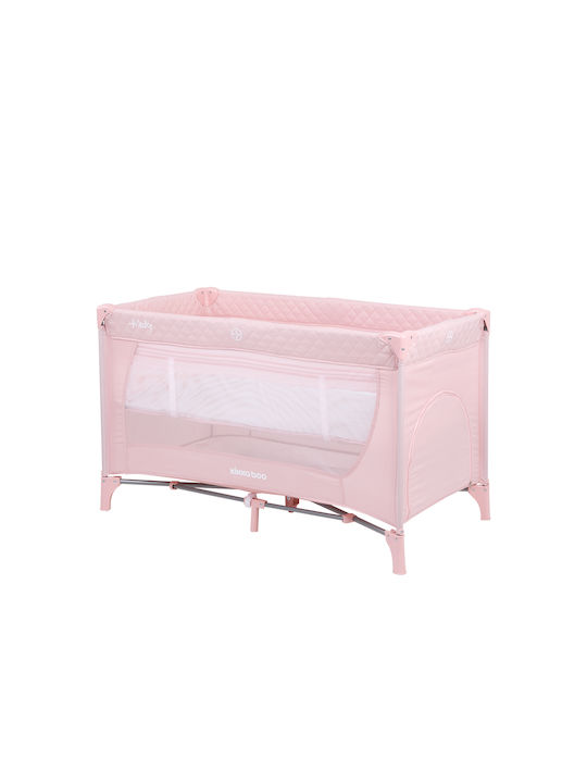 Kikka Boo Medley 2020 Laufstall 2 Ebenen mit Matratze Rosa 125x65cm