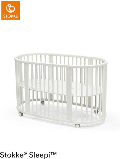 Stokke Leagăn Sleepi™ Alb Cu Saltea Și Roți