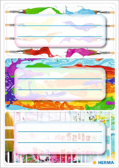 Herma Brushes Ετικέτες Τετραδίων 7.6x3.5cm 9τμχ