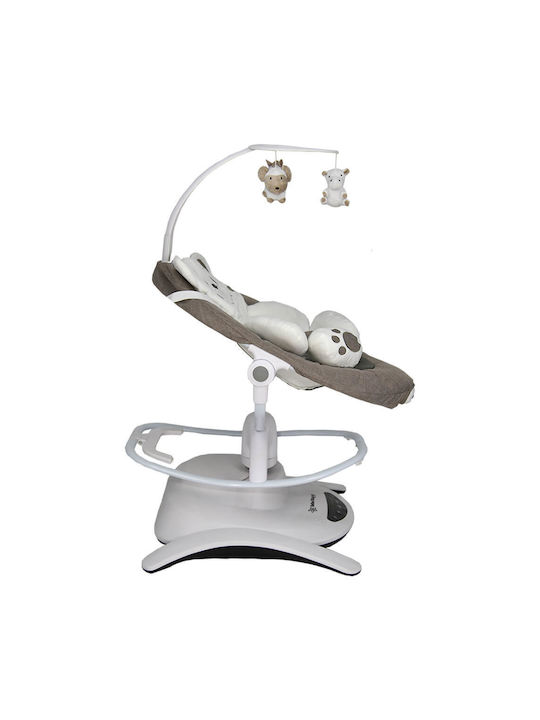 Bebe Stars Electric Baby Relax Swing Imagine with Music and Vibration Brown for Child up to 12kg
