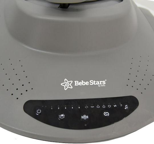 Bebe Stars Electric Baby Relax Imagine with Music and Vibration Gray for Child up to 12kg