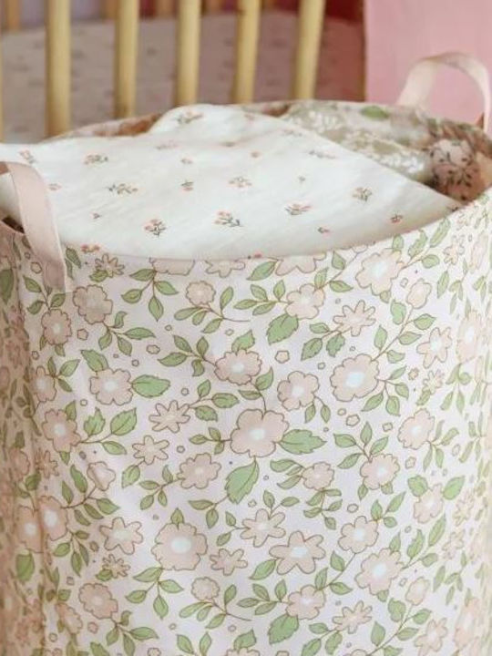 A Little Lovely Company Children's Storage Basket made of Fabric Pink 40x40x50cm 1pcs