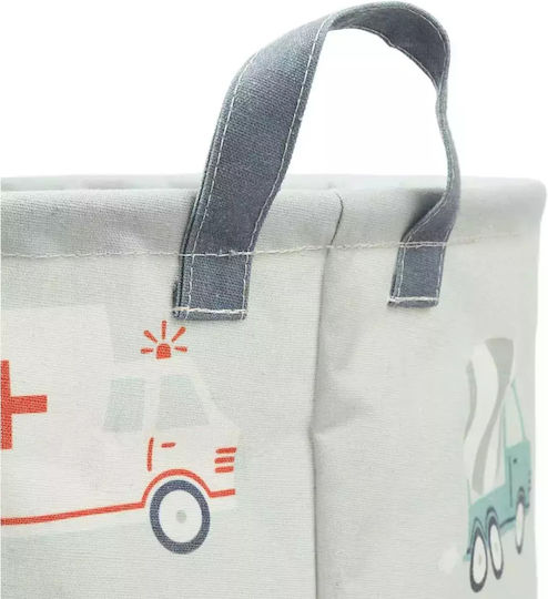 A Little Lovely Company Kinder Stoff-Aufbewahrungskorb Hellblau 40cm