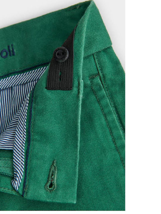 Boboli Pantaloni chino copii din material textil Verde