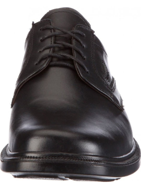 Leder Herren Freizeitschuhe Anatomisch Schwarz