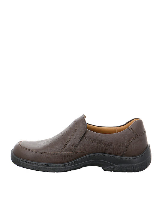 Leder Herren Freizeitschuhe Anatomisch Braun