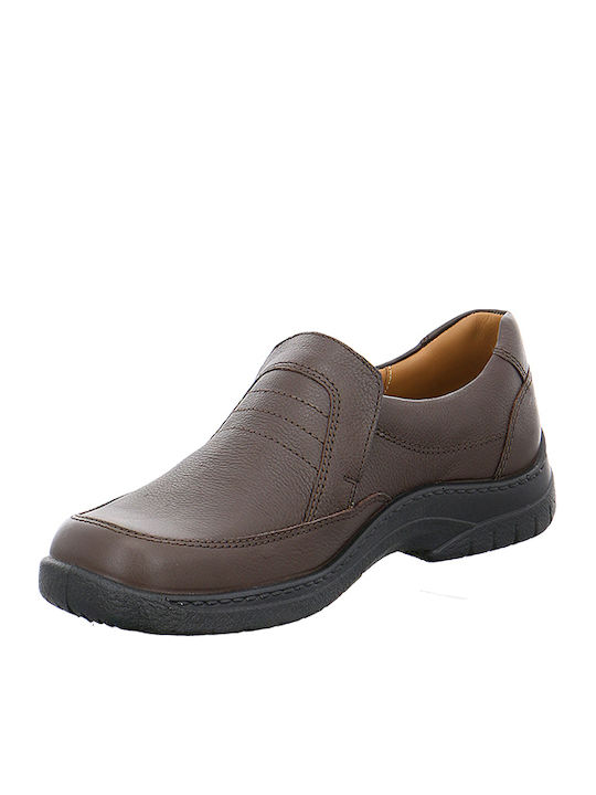 Leder Herren Freizeitschuhe Anatomisch Braun