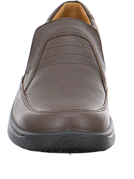 Leder Herren Freizeitschuhe Anatomisch Braun