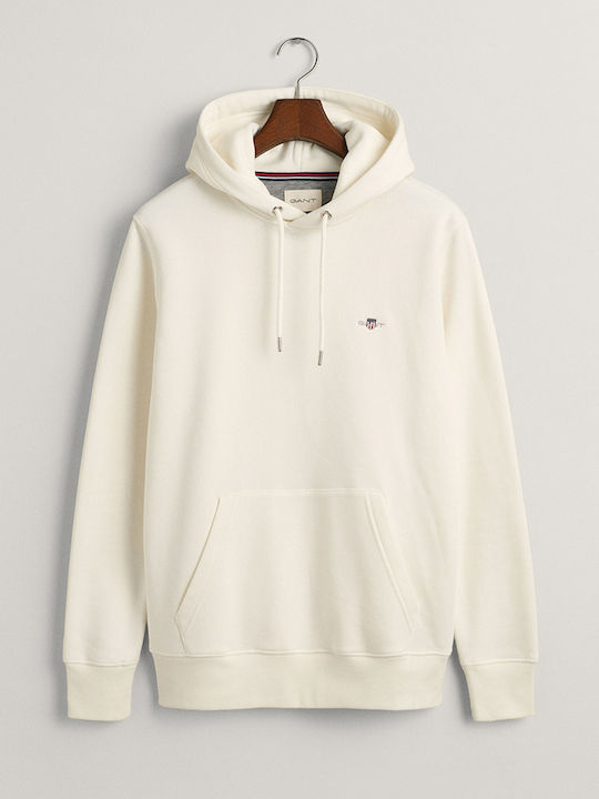 Sweatshirt with Hood White