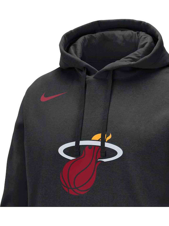 Miami Heat Φούτερ με Κουκούλα Μαύρο