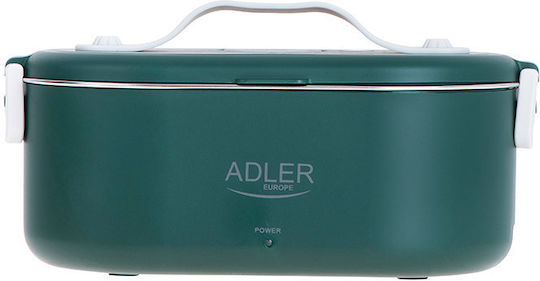 Adler Cutie de Prânz Electrică din Inox Verde cu Compartimente 800ml