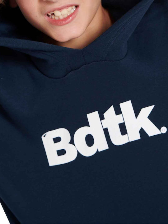 Kinder-Sweatshirt mit Kapuze Blau