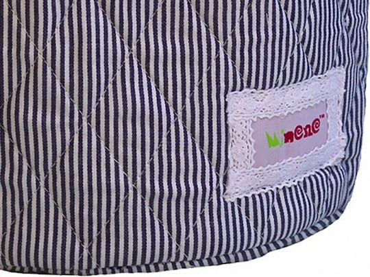 Minene Children's Storage Basket made of Fabric Navy Blue 1pcs