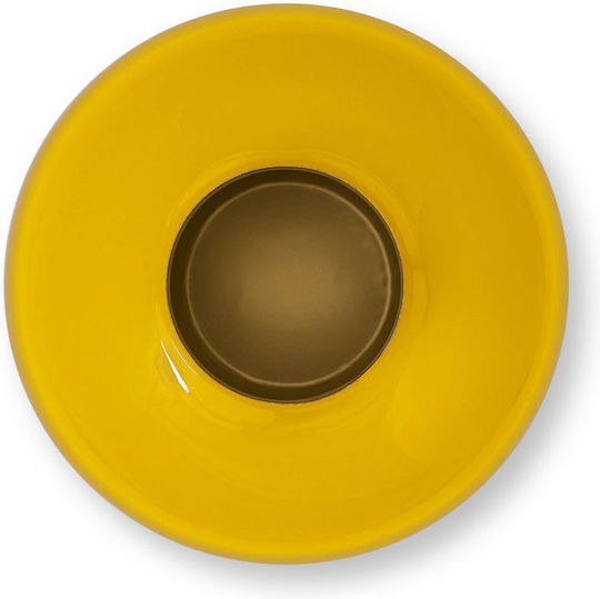 PiP Studio Βάζο Μεταλλικό Κίτρινο Y32cm
