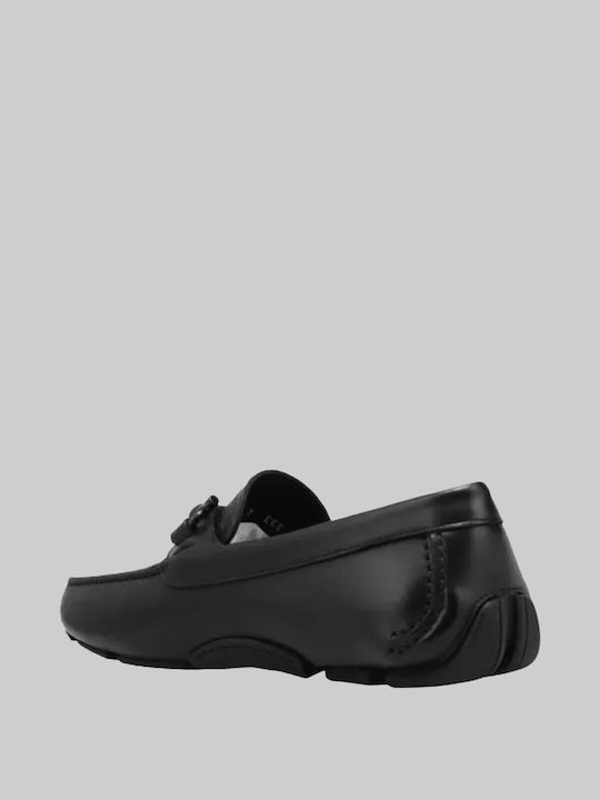 Men's Leather Moccasins Black
