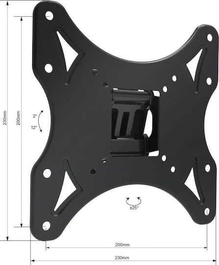 Osio OSM-68 Βάση Τηλεόρασης Τοίχου έως 40"