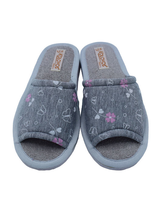 Kolovos Women's Slippers Gray