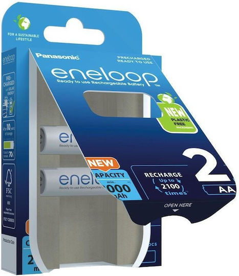 Panasonic Eneloop Презареждащи батерии AA 2000mAh 2бр
