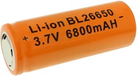 Pals Επαναφορτιζόμενη Μπαταρία 26650 Li-ion 6800mAh 3.7V 1τμχ