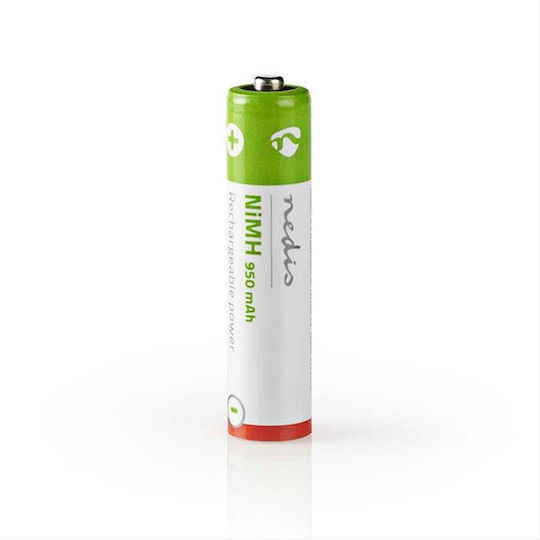 Nedis Wiederaufladbare Batterien AAA Ni-MH 950mAh 1.2V 4Stück
