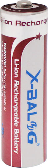 X-Balog Επαναφορτιζόμενη Μπαταρία 18650 Li-ion 4.2V 1τμχ