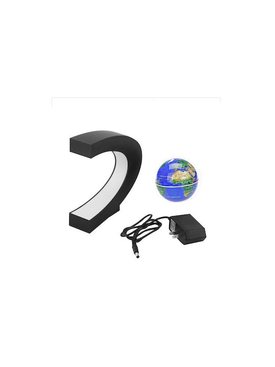 Floating Illuminated World Globe with Diameter 18cm and Height 17cm