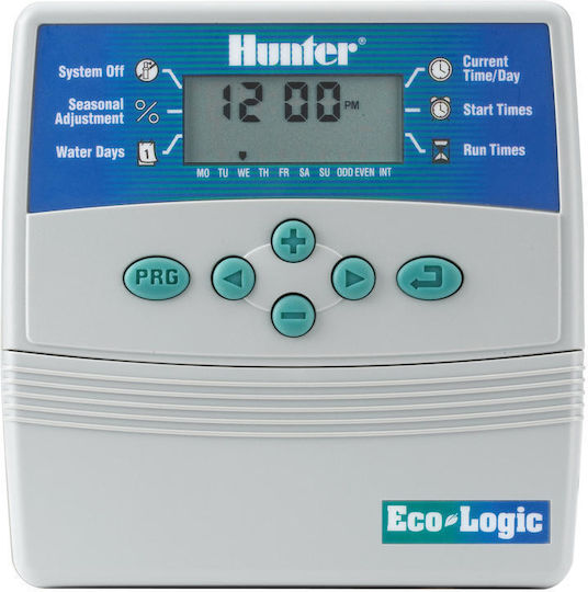 Hunter Industries Eco Logic Програмист на Поливане Стенен Електрически 4 Разпределения