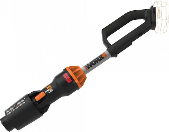 Worx WG 543E.9 Blower Handheld Battery 20V Solo with Volume Control & Maximum Air Speed 209km/h