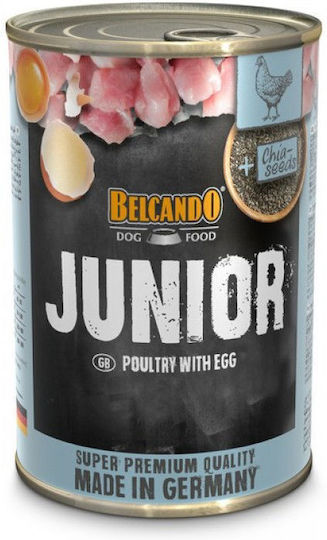 Belcando Wet Food for Puppies in Cans with Chicken Grain-Free 400gr