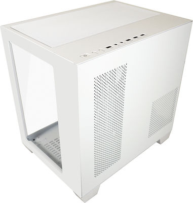 LC-Power 807W Stormwatch_X Midi Tower Computer Case with Window Panel White