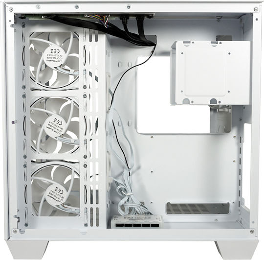 LC-Power 807W Stormwatch X Gaming Midi Tower Computer Case with Side Window White