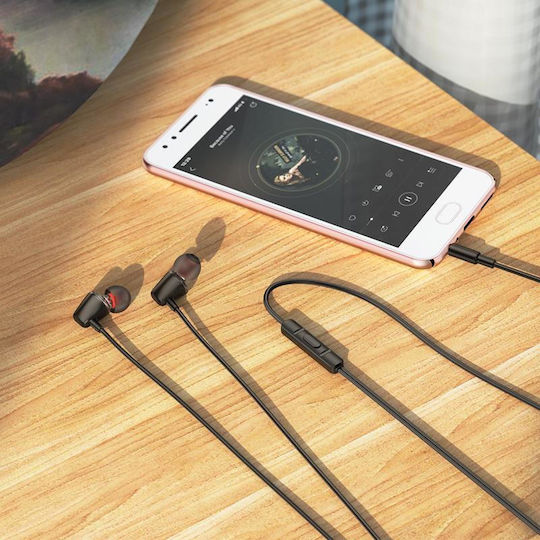 Hoco In-ear Handsfree with 3.5mm Connector Black