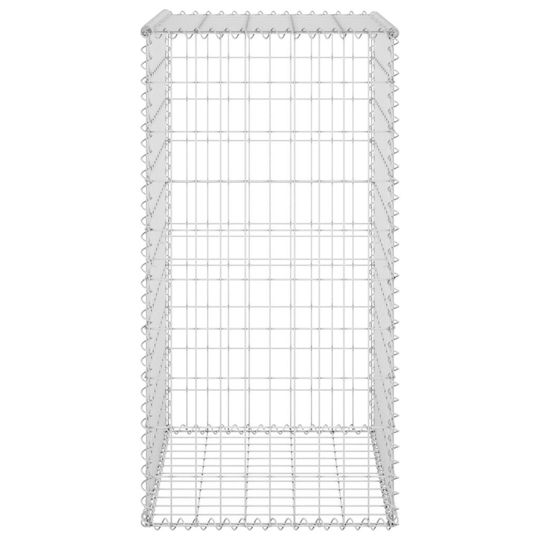 vidaXL Wall Garden Fencing Material with Covers 1pcs Silver