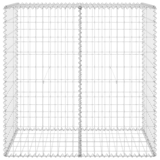 vidaXL Wall Garden Fencing Material with Covers 1pcs Silver