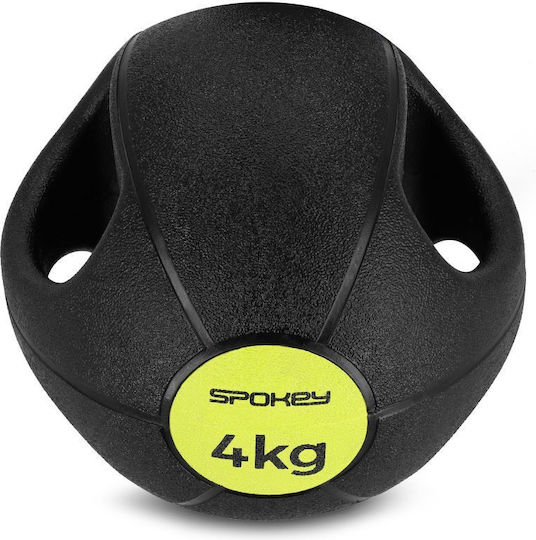 Spokey Gripi Weight Ball Filled Sand Kettlebell din PVC 4kg Negru