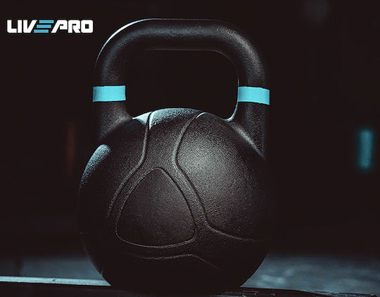 Live Pro Kettlebell από Μαντέμι 20kg Μαύρο