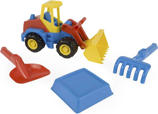 John Beach Toy Vehicle with Accessories made of Plastic 4pcs