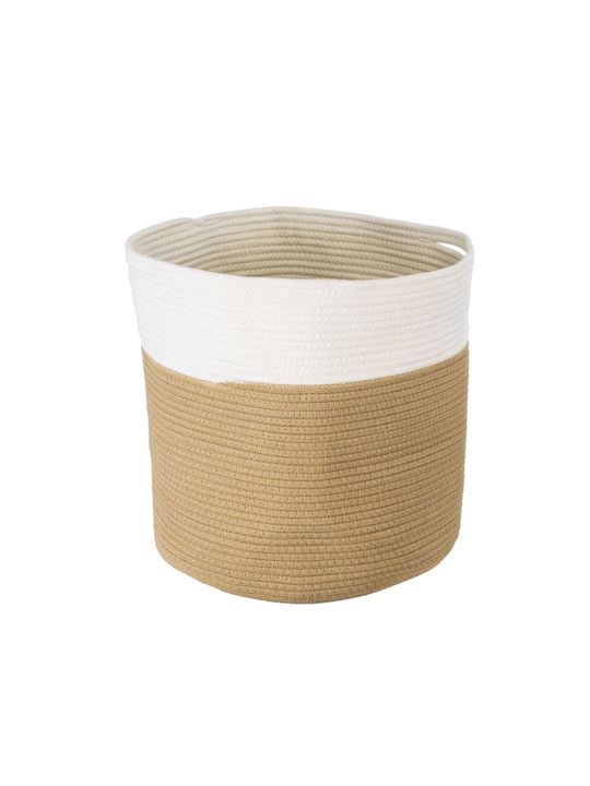 GloboStar Palawan Planter Fabric Beige 35x35x38cm.